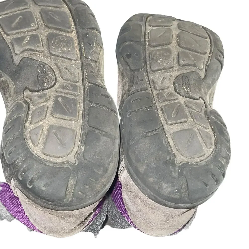 Keen Knotch Chukka Boots Toddler 1 Purple Gray Washable Lightweight Kids Sneaker